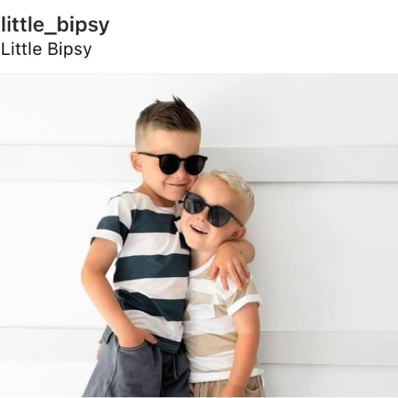 SOLD-Little Bipsy stripe tee - Picture 2 of 3